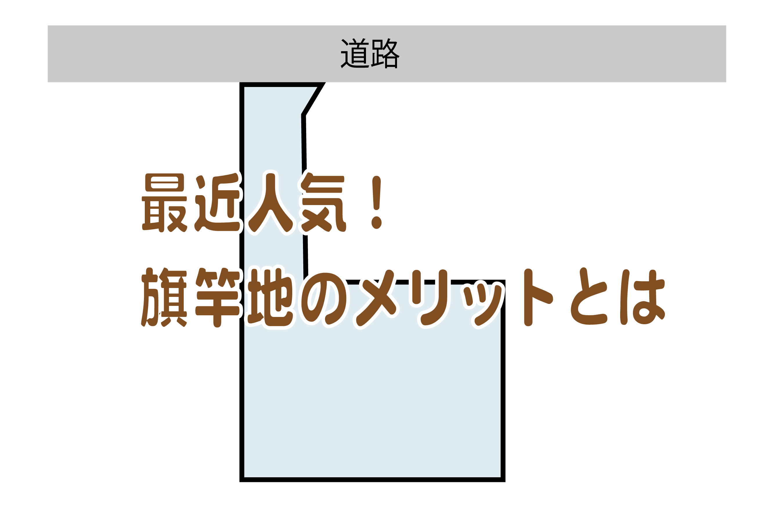 最近人気！旗竿地のメリットとは