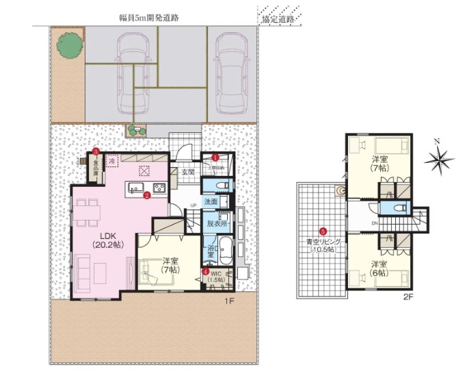 西横手町　6号棟　間取図